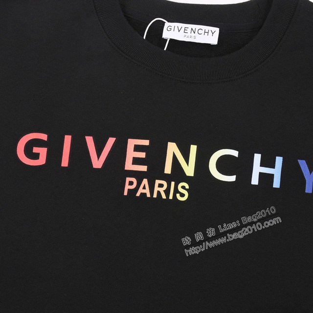Givenchy專櫃紀梵希專門店2023FW新款彩虹漸變印花衛衣 男女同款 tzy3091